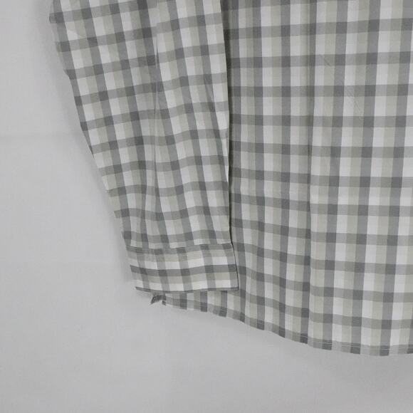 Howler Bros Shirt Mens XL Grey Pescador Tyson Plaid Zeppelin Western Pearl Snap - Picture 12 of 16